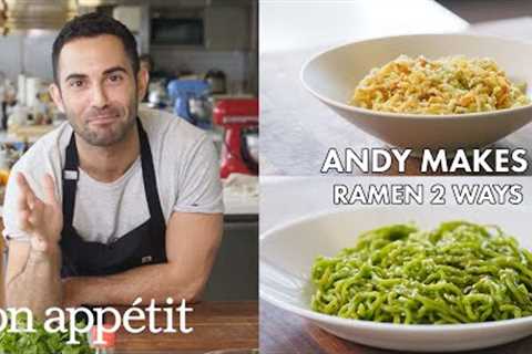 Andy Makes Ramen Two Ways | From the Test Kitchen | Bon Appétit