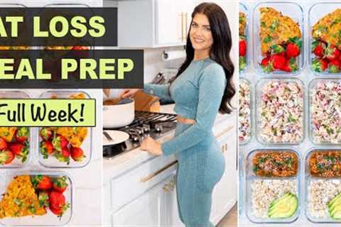 EASY 1 WEEK MEAL PREP FOR WEIGHT LOSS | healthy recipes that taste amazing!