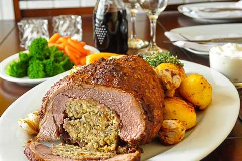 Smoked Paprika Roast Lamb with Summer Savory Stuffing