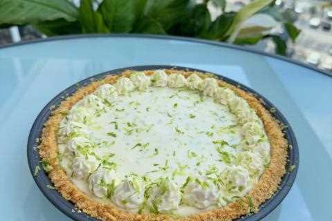 Lime Coconut Pie with Ritz Cracker Crust