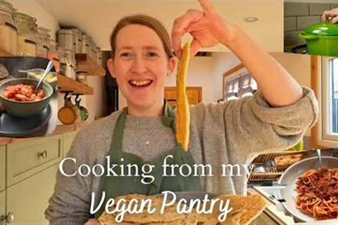 Cooking from my Vegan Pantry - Simple plant based meal ideas