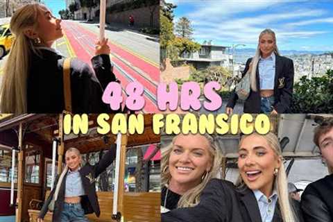 48 HOURS in SAN FRANCISCO!! Travel vlog, Golden Gate Bridge, good food & lots of laughs