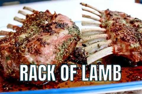 Rack of Lamb with an Awesome Garlic Herb Marinade!