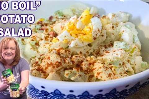 NO BOIL POTATO SALAD using Canned Whole Potatoes