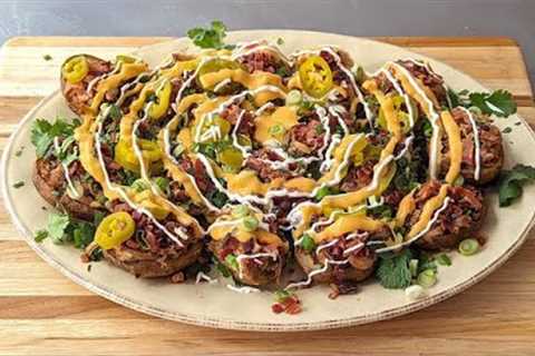 Sunny Anderson's Potato Skins + Nachos Mashup