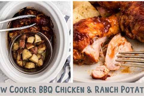 Slow Cooker BBQ Chicken and Ranch Potatoes