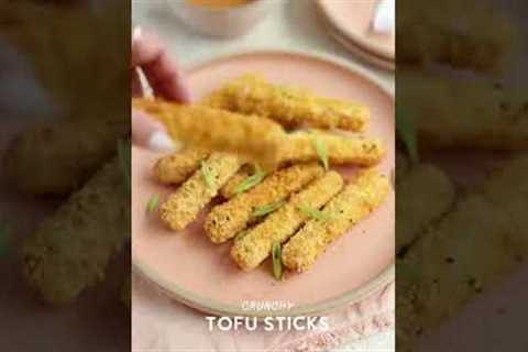 Crunchy Tofu Sticks #shorts #vegan #veganrecipes