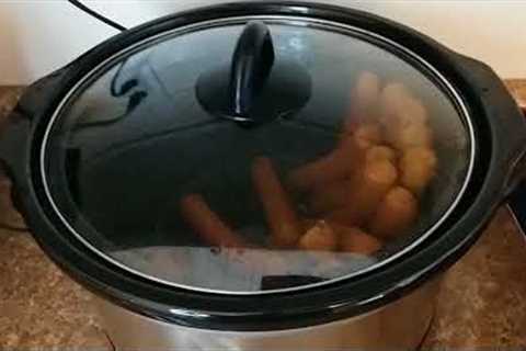 Whats for Dinner Hotdogs in the Crockpot