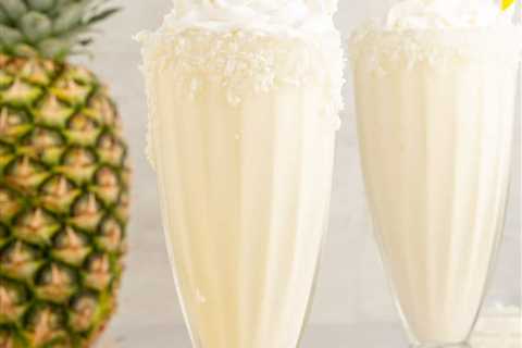 Pina Colada Milkshakes