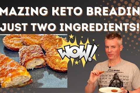 Amazingly Crisp Two Ingredient Keto Breading - The Idea Came from TikTok Pickle Chips