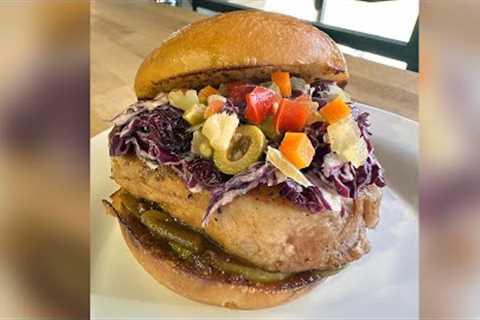 Jeff Mauro Updates Pork Sandwich He Made on Show 12 Yrs Ago