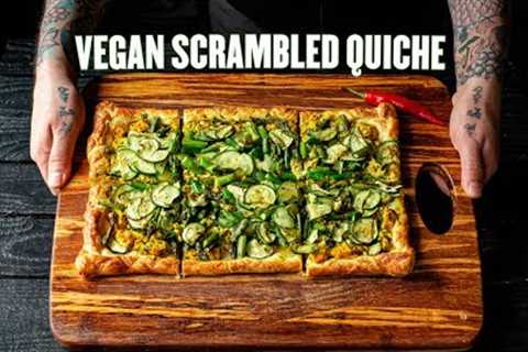 Easier than Quiche | Perfect Vegan Spring Veggie Tart  | Easy Plant Based Comfort Food