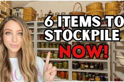 6 Items to Stockpile Now | Prepping for FREE!!