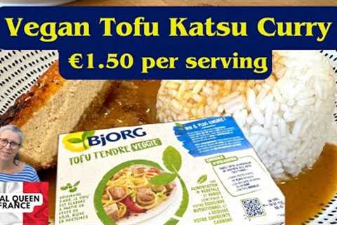 Vegan Tofu Katsu Curry (€1.50 per serving) #vegetarian #vegan #katsucurry #frugalliving #frugalfood