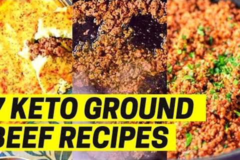 7 Keto Ground Beef Recipes - How to Make the Best Low Carb Easy & Delicious Minced Meat on a..