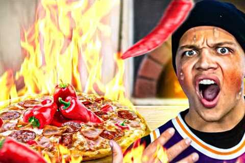 The Spice King vs. Seriously SPICY Pizza Slices of DOOM