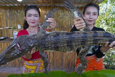 Crocodile food cook recipe and eat delicious - Amazing cooking