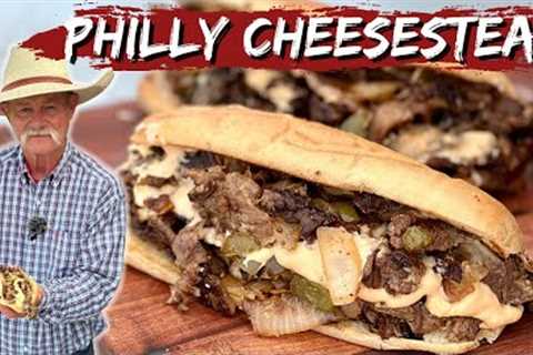 Classic Philly Cheesesteak with a Cowboy Twist! Plus Homemade Cheese Sauce