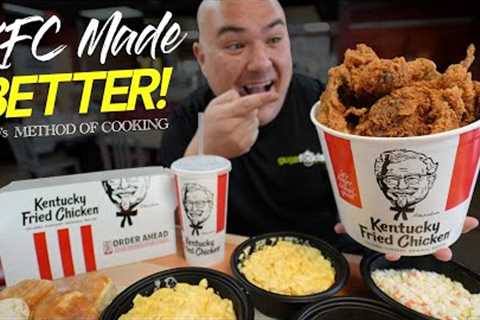 I tried KFC''s ORIGINAL Pressure Fryer Method | Guga Foods