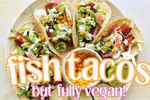 EXTREMELY EASY Vegan Fish Tacos (Nut, Soy, Gluten Free!)