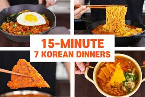 15 Minute Korean Dinners that Will Change Your Life... or maybe 20