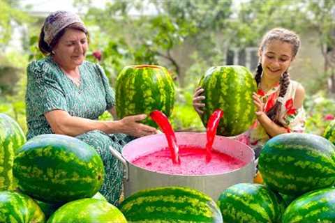 Unbelievable WATERMELON JUICE Canning Technique! The Secret Method You Must See.