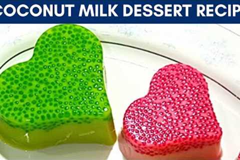 Sago Dessert Recipe | Coconut Milk Dessert | Milk Dessert | Dessert Recipe