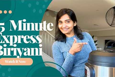 My Express Biriyani| Hit or Miss? Instant Pot recipe in 15 minutes! Cooking vlog in Malayalam