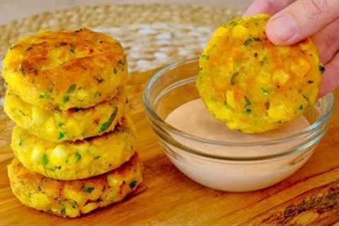 These corn patties are better than meat! Protein rich, easy patties recipe! [Vegan] ASMR cooking