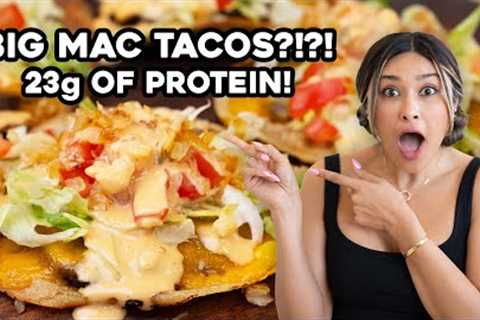 Healthy Big Mac Tacos?!?! I Low Carb I  High Protein