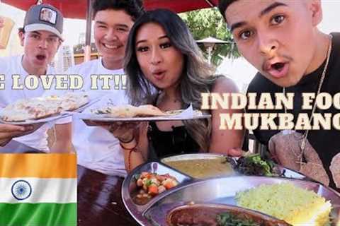 TEENS Try INDIAN FOOD For The First Time!! *reaction + mukbang*