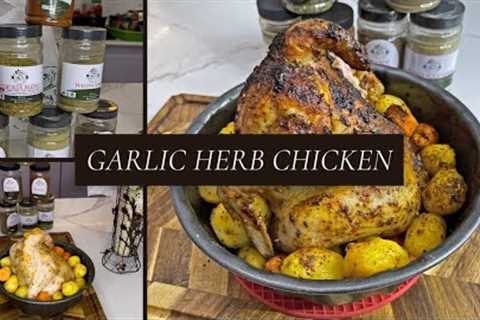 Garlic herbs oven grilled chicken-ayzahcuisine