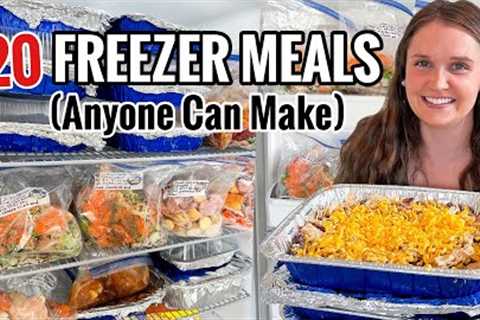 20 EASY FREEZER MEALS | Cheap & Tasty FAIL-PROOF Freezer Meal Planning Ideas | Julia Pacheco