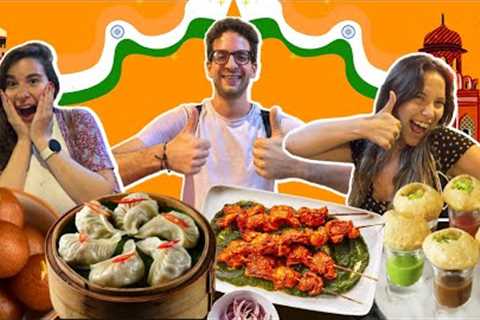 LATINOS try INDIAN FOOD!! Foreigners try Indian food | 🤤😋😮 Indian Food Reaction | Indian In..