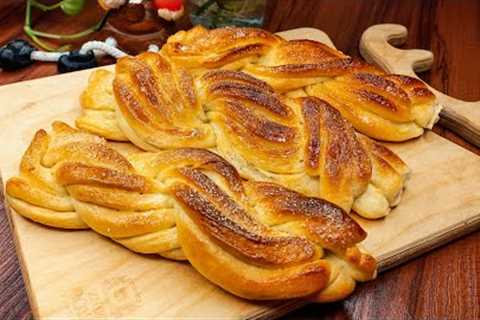 Twisted bread recipe/the easiest twisted bread/delicious flavor