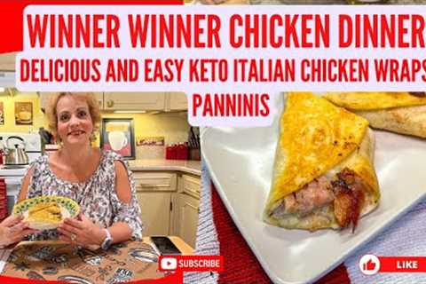 Quick And Easy Keto Italian Chicken Wrap Pannini Recipe