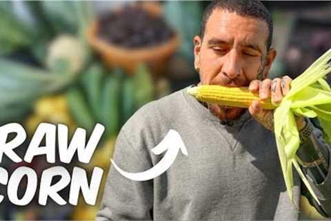 I Ate Every Vegetable Raw from my Garden