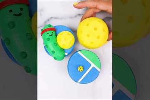 Serve up a cute match with these Pickleball Cupcakes #shorts