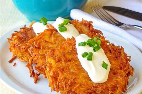 Garlic Parmesan Potato Latkes