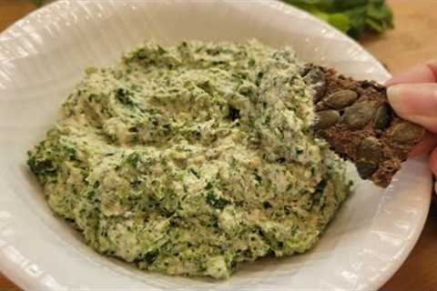 3 Ingredient Creamy Spinach Dip - Done In Minutes! (Dairy-Free Vegan Recipe)