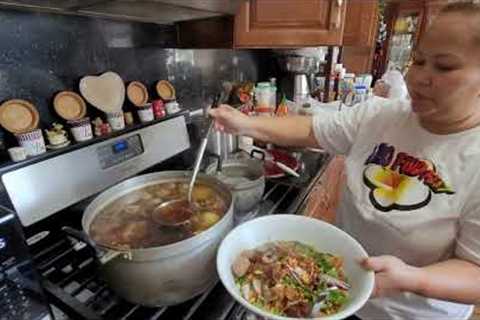 Eating Pho at the Restaurants is good but home cooked Pho is the best. Laos Pho special recipes