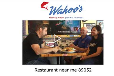 Restaurant near me 89052 - Wahoo's Tacos Restaurant - Good Food, Games & Drinks