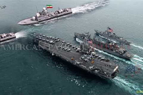 War Begins today: US Aircraft carrier face each other with Two Iranian Warships in Mediterranean Sea