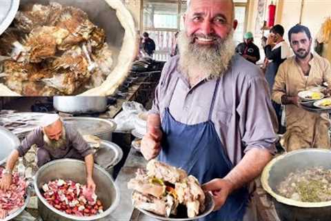 Old Man Making Beef ROSH | Beef Rosh Recipe | Roadside Rosh | Peshawar Street Food