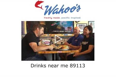 Drinks near me 89113 - Wahoo's Tacos Restaurant - Good Food, Games & Drinks