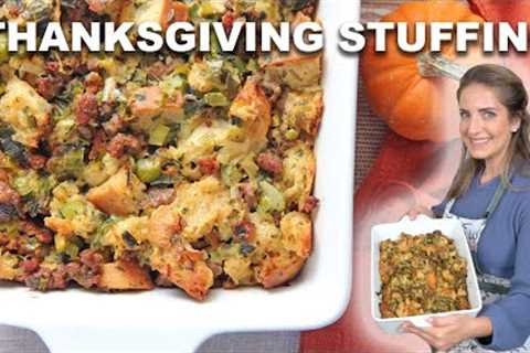 Homemade Thanksgiving Stuffing - The Easiest Recipe!