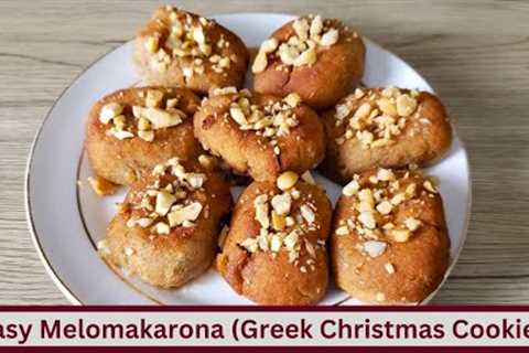 Easy Keto Melomakarona Greek Christmas Cookies (Nut Free and Gluten Free)