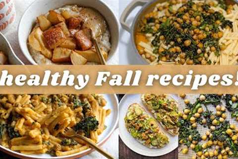 Day in my Life 🎃 Easy Vegan Autumn Recipes + Natural Fall Decor 🍂🍁