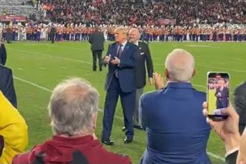 Trump BRUTALLY booed at football game