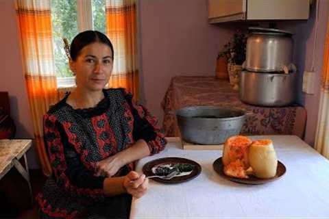 This dish is cooking only in the Carpathian Mountains! Meat in beet leaves